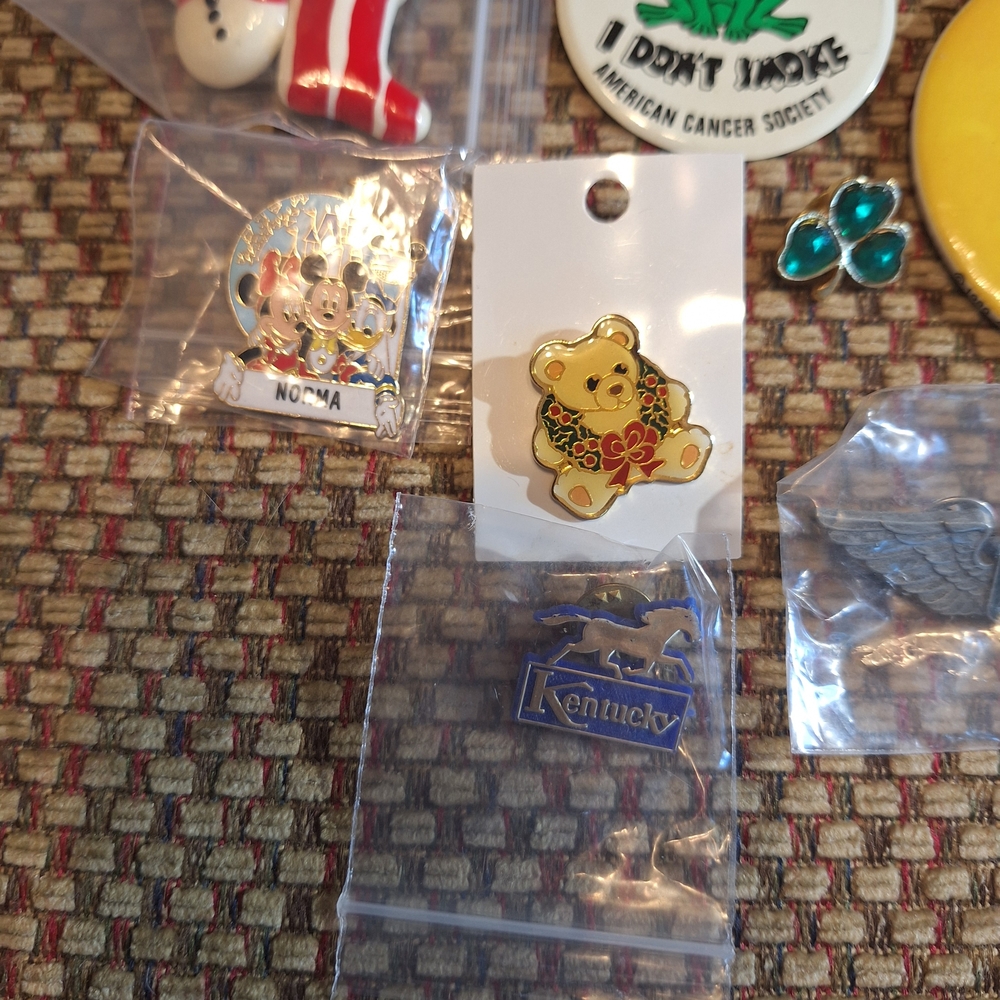 Button And Pin Assorted Collection 1990's & 2000'… - image 2